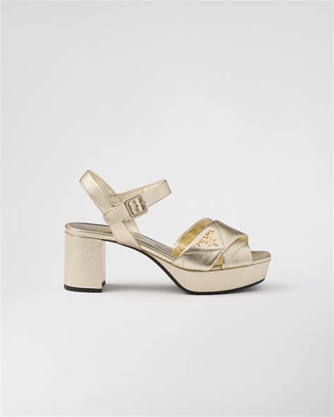 prada quilted sandal|prada platform sandals outlet.